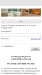 Mobile Screenshot of polishedconcreteawards.com